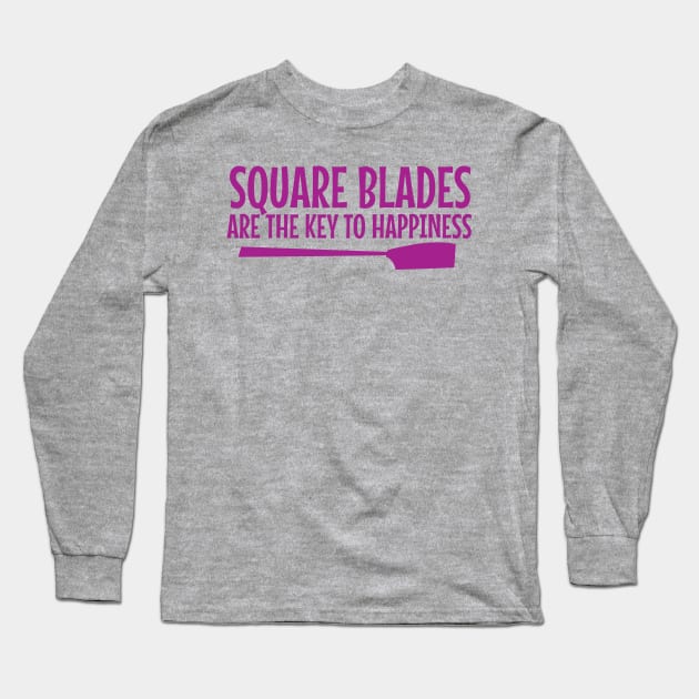 Square Blades Long Sleeve T-Shirt by Teamtsunami6